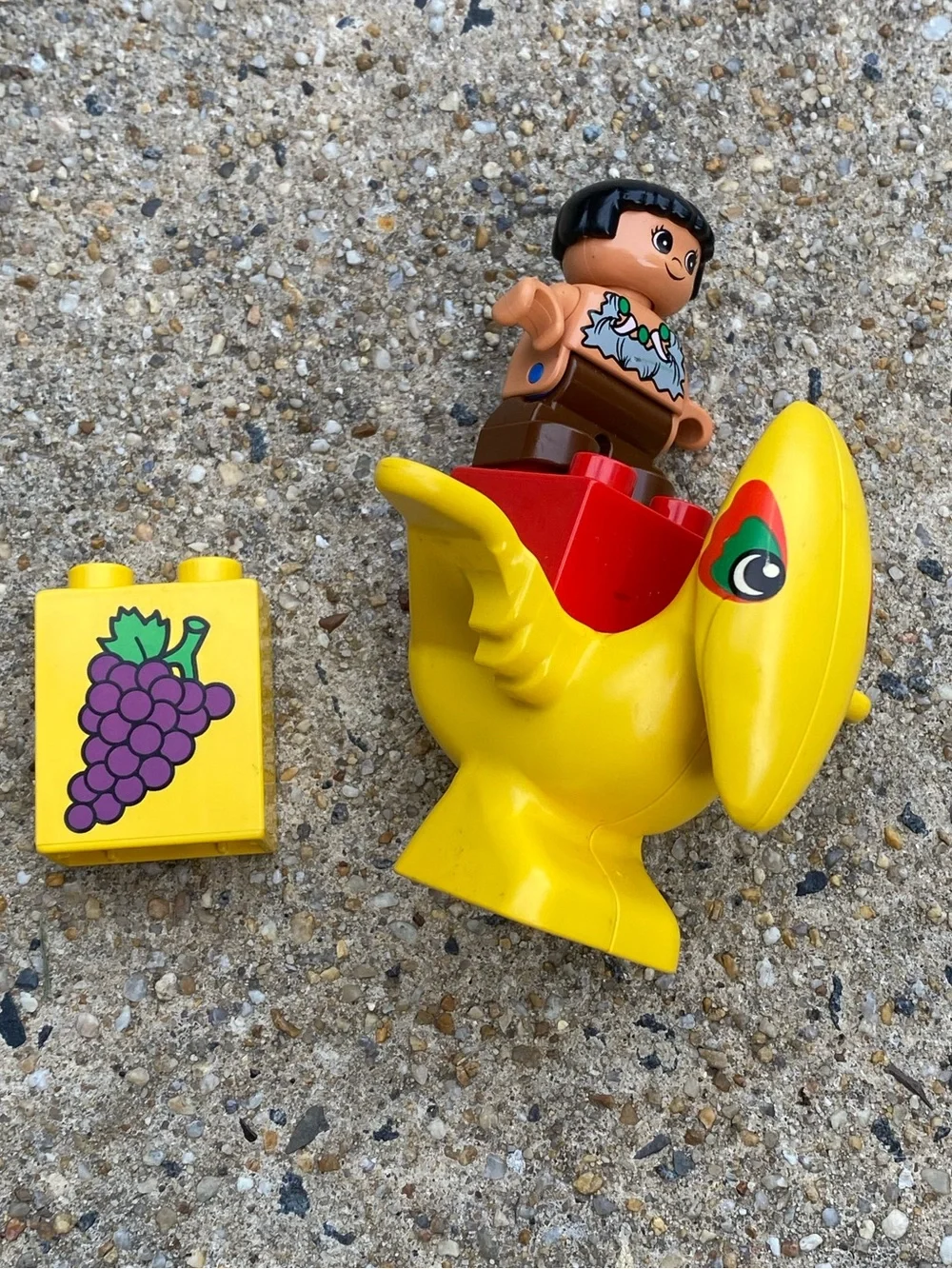 Lego Duplo Set 2806 (Pterodactyl with Caveman) from 1997